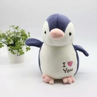 Pinguin plus cu patura in interior mov